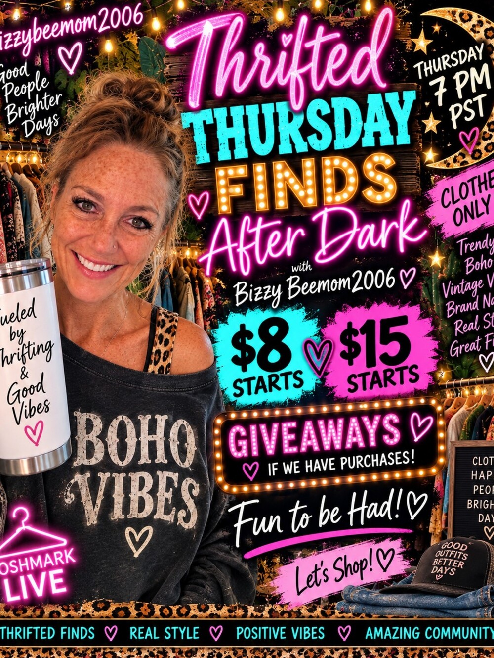 THRIFTED THURSDAY FINDS β AFTER DARK 7pm PST